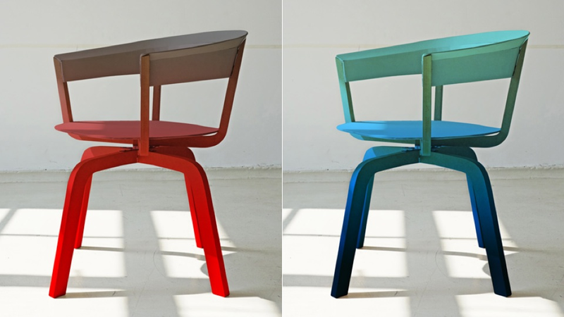 Illustration for article titled Color-Fading Ombre Chairs: Little Rainbows of Comfort